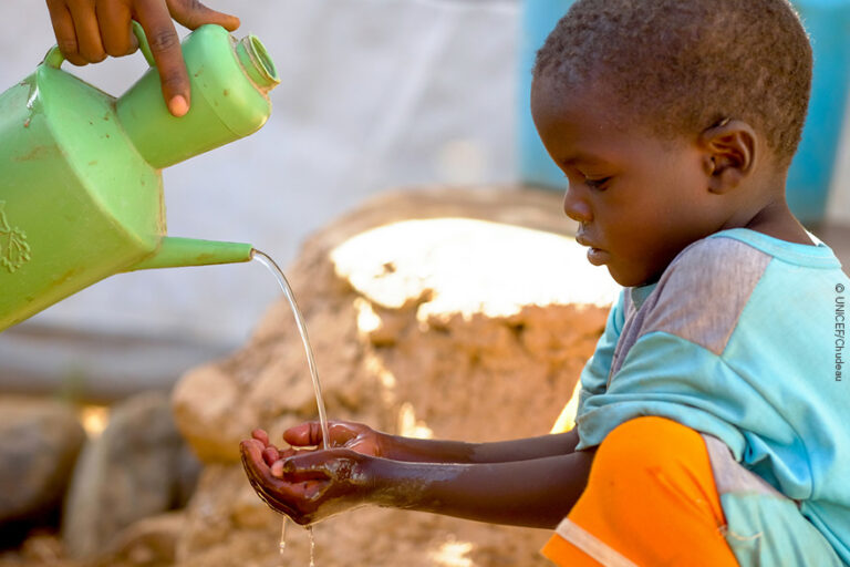 Imagen ilustrativa lavado de manos UNICEF